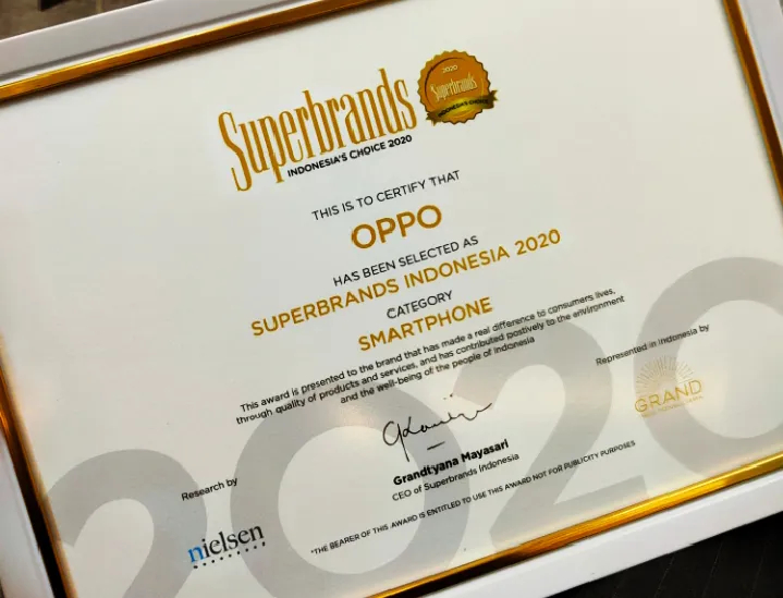 OPPO Indonesia Raih Predikat Superbrands 2020 Kategori Smartphone 4