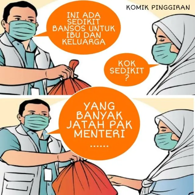 Terjerat Kasus Korupsi Dana Bansos Pandemi, Meme Mensos Juliari Viral di Media Sosial. Nah, lo! 11
