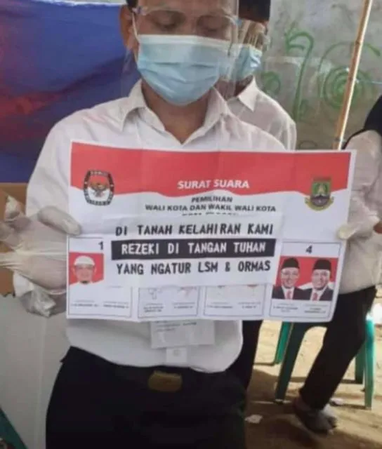 11 Potret Kertas Suara ini Bukti Bahwa Publik Udah Jengah dengan Pilkada di Tengah Pandemi. Hash~ 12