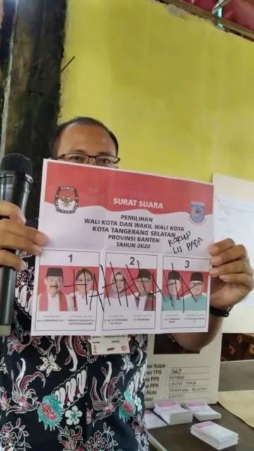 11 Potret Kertas Suara ini Bukti Bahwa Publik Udah Jengah dengan Pilkada di Tengah Pandemi. Hash~ 18