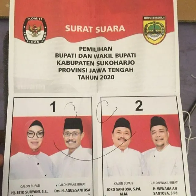 11 Potret Kertas Suara ini Bukti Bahwa Publik Udah Jengah dengan Pilkada di Tengah Pandemi. Hash~ 19