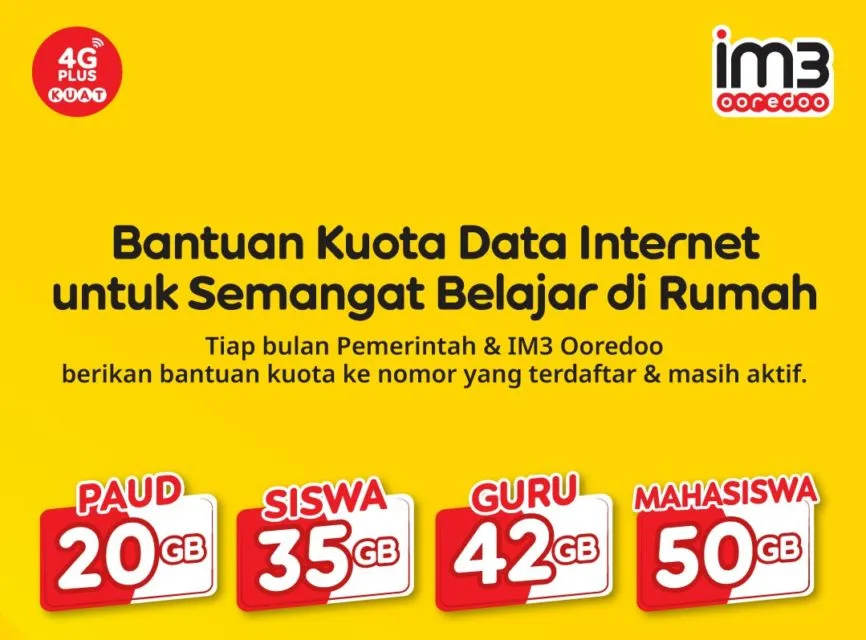 Belajar dari Rumah Tanpa Khawatir dengan Bantuan Kuota Data Internet IM3 Ooredoo 6