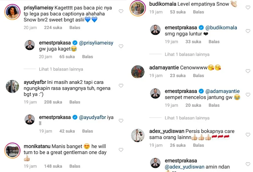 Putra Ernest Prakasa Berharap Jadi Perempuan Gantikan sang Kakak, Alasannya Buat Warganet Tersentuh 2