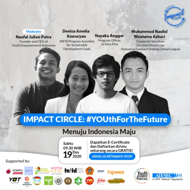 Impact Circle #YOUthForTheFuture: Menuju Indonesia Maju oleh AIESEC in UPN “Veteran” Yogyakarta 2