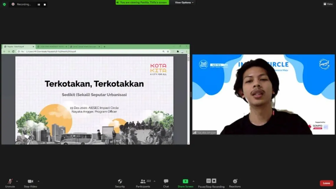 Impact Circle #YOUthForTheFuture: Menuju Indonesia Maju oleh AIESEC in UPN “Veteran” Yogyakarta 1