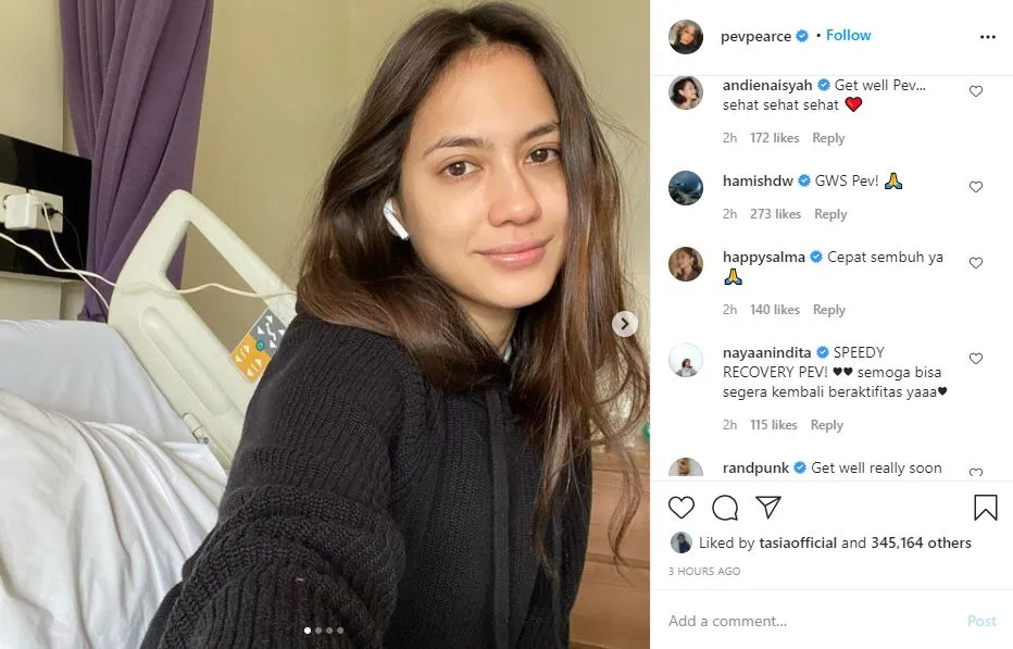 Pevita Pearce Kabarkan Kena Corona, Ingatkan Semua Orang untuk Jaga Diri Meski Merasa Baik-Baik Saja 2