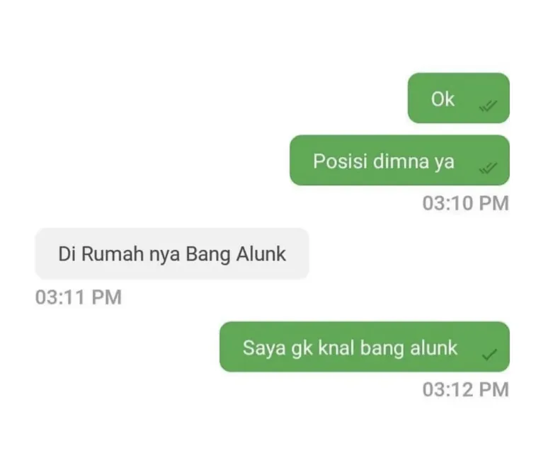 11 Bukti Proses Pencarian Posisi Penumpang itu Ada-Ada Aja Cobaannya. Jadi Driver Ojol Nggak Mudah! 13