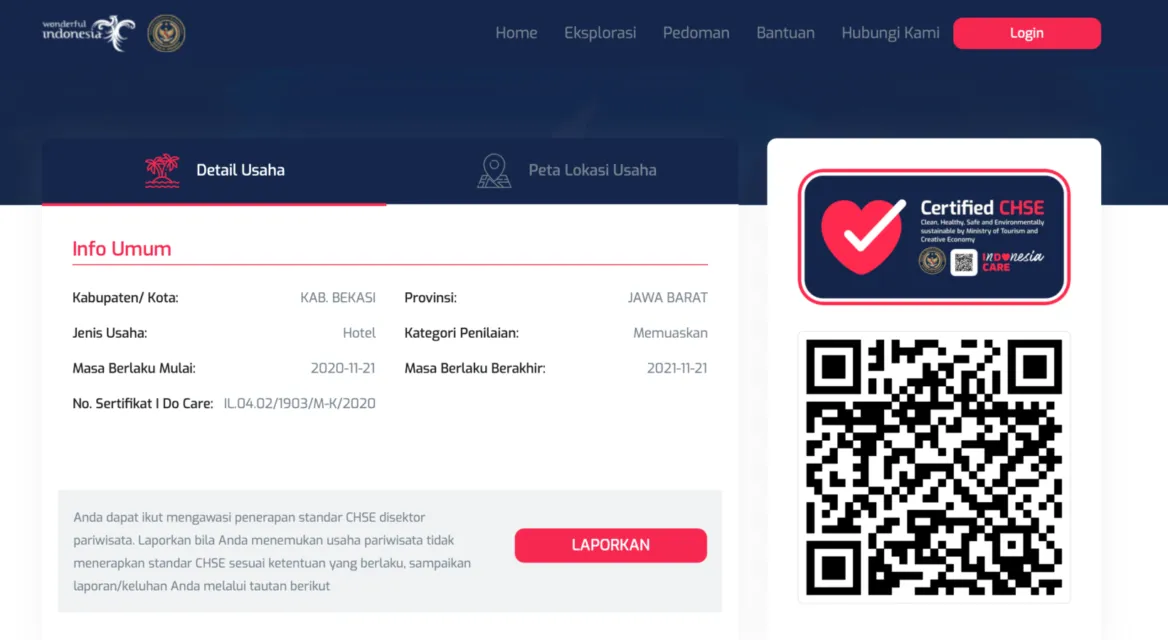 Masyarakat Kini Bisa Adukan Usaha Pariwisata yang Lalai Protokol Kesehatan Lewat Situs Kemenparekraf 4