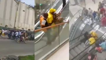 Viral Pembukaan Mal Terbesar di Kamerun, Warga Bingung sama Eskalator. Namanya juga Baru Ngerasain~