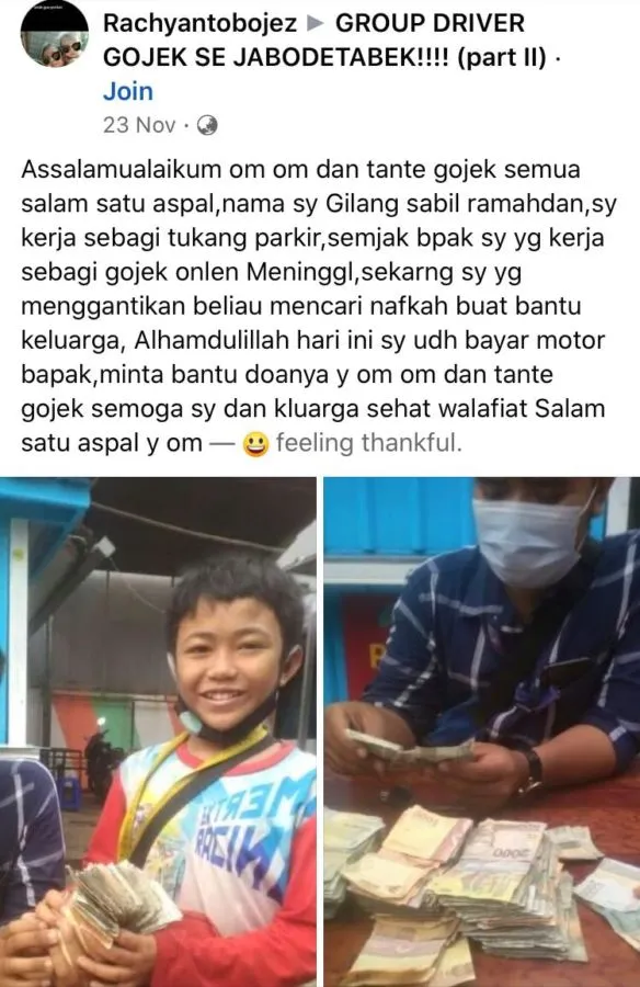 Viral Bocah Tukang Parkir Lunasi Kredit Motor Ayahnya, dr. Tirta Janjikan Beasiswa Pendidikan Full! 2
