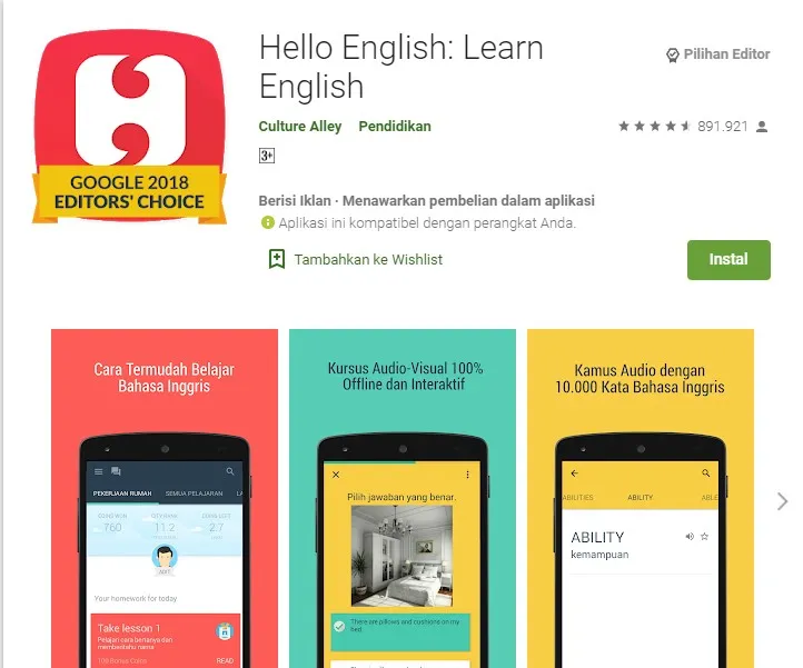 Nggak Perlu Ribet Lagi, Berikut ini 8 Aplikasi Belajar Bahasa Inggris Terbaik. Belajar Makin Gampang~ 9