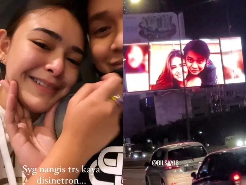 Ulang Tahun Amanda Manopo, Billy Berikan Ucapan Lewat Baliho Videotron di Sekitar Bundaran HI 2