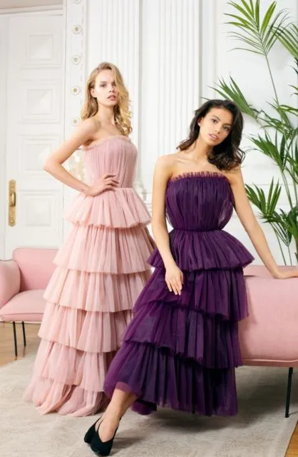 9 Model Ruffle Dress Aneka Warna Buat ke Kondangan. Siap Tampil Beda Nih! 16