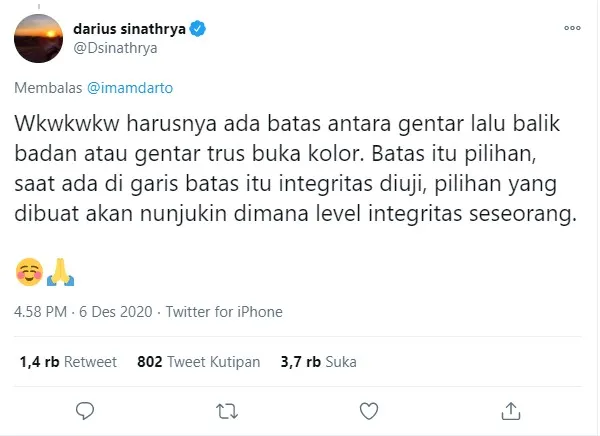 Analogi Imam Darto Soal Korupsi Dianggap Nggak Tepat, Darius Sinathrya Bahas Integritas 4