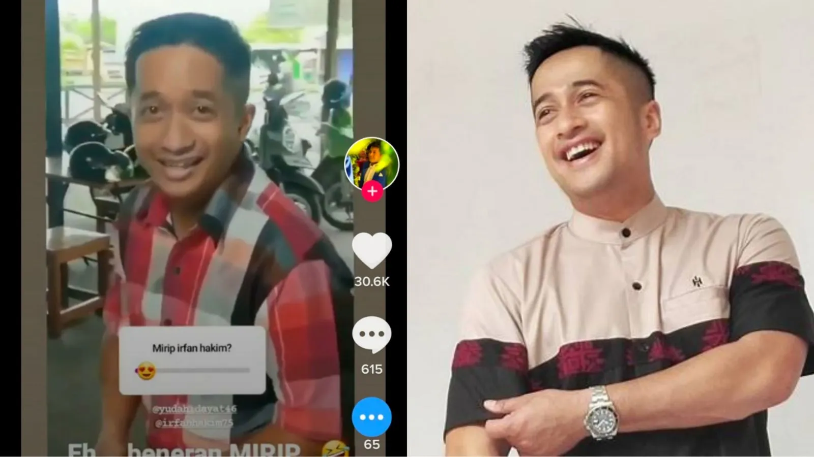 Setelah Raffi Ahmad, Kini Giliran Irfan Hakim yang Menemukan Kembarannya. Seberapa Mirip? 3