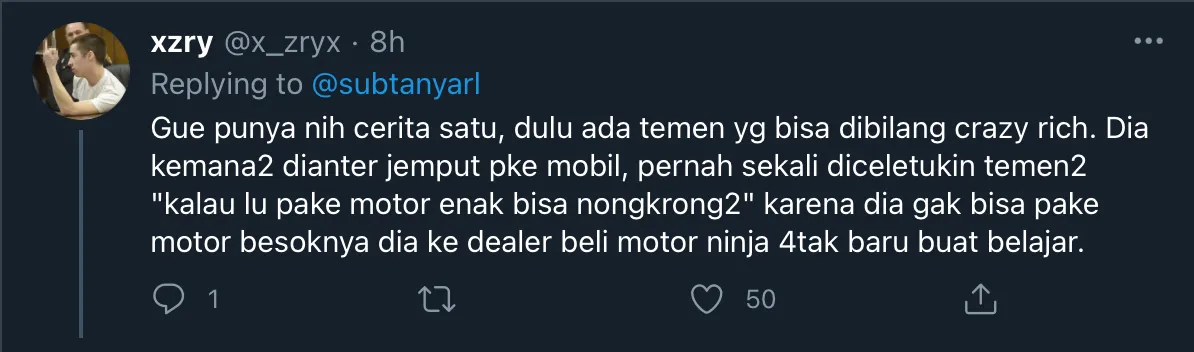 11 Pengalaman Warganet Punya Kenalan Orang Super Duper Kaya. Kok Ada Manusia yang Begini, Iri :( 18