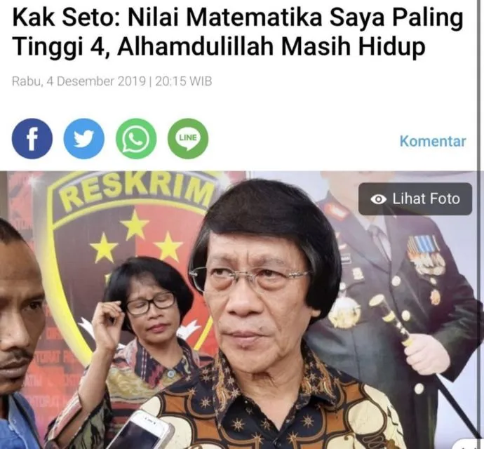 Motivasi dari Kak Seto: