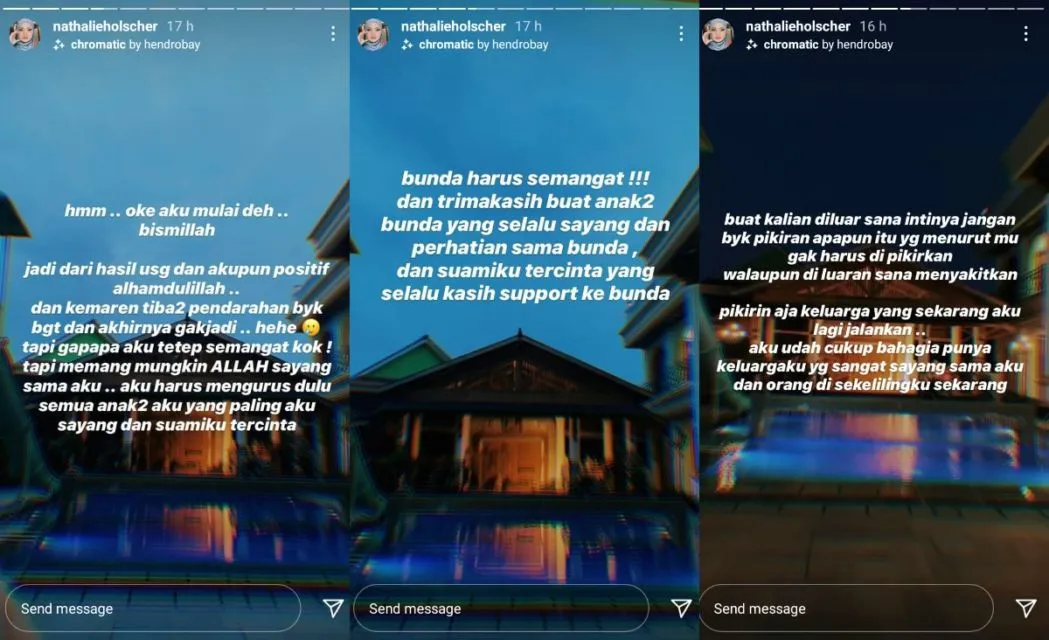 Pendarahan Berujung Keguguran, Nathalie Holscher Berusaha Semangat Meski Takut Mengecewakan 2