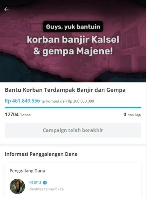 Peduli Korban Bencana Alam, 9 Seleb Gagas Penggalangan Donasi. Terkumpul hingga Miliaran Rupiah! 14