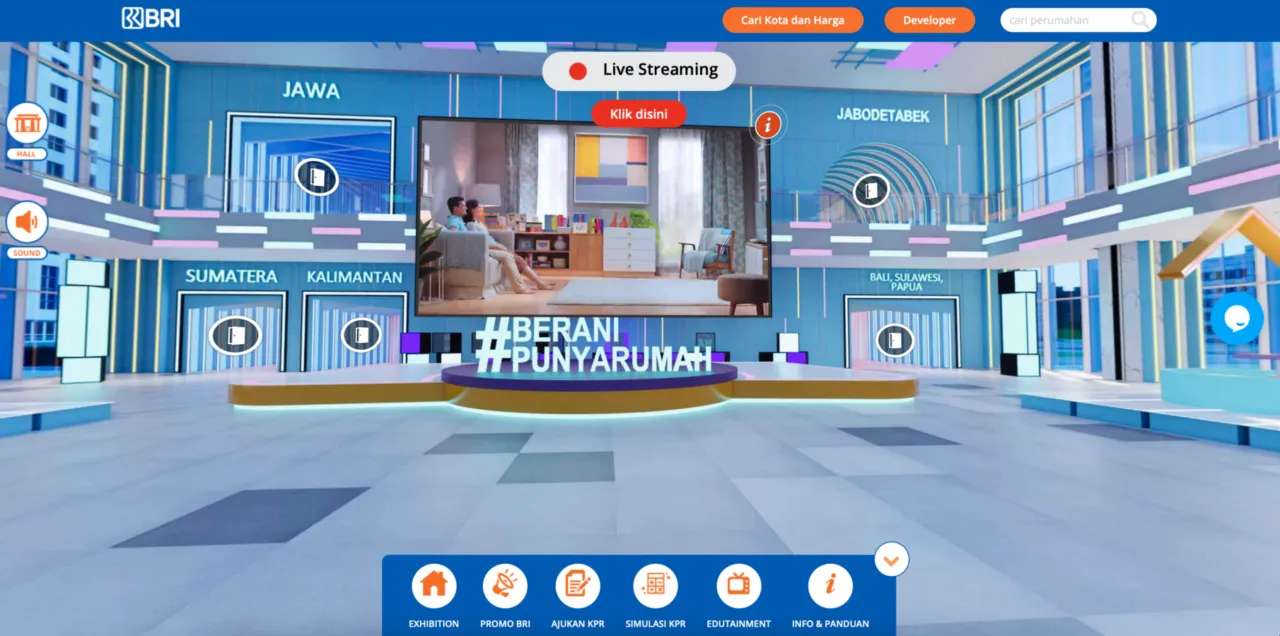 BRI Persembahkan 'KPR BRI Virtual Expo 2021' untuk Milenial yang Ingin Mulai Punya Rumah 7