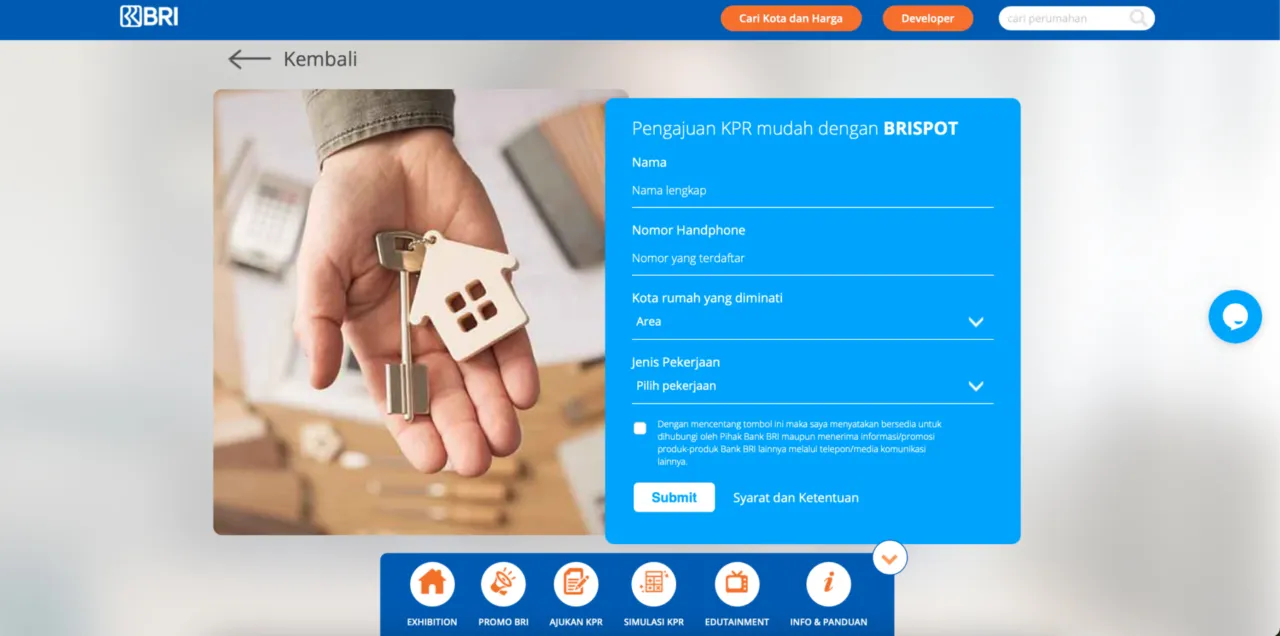 BRI Persembahkan 'KPR BRI Virtual Expo 2021' untuk Milenial yang Ingin Mulai Punya Rumah 8