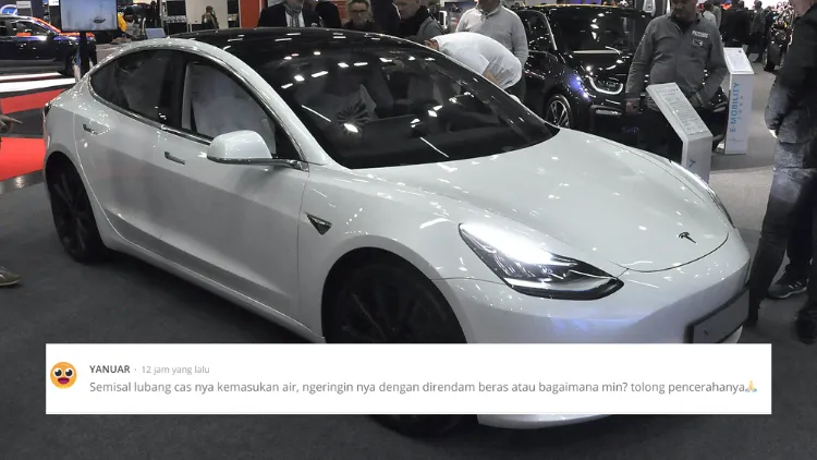 Viral Mobil Tesla Dijual Lewat Marketplace, Begini Respons Warganet Indonesia. Kocak Bener! 18