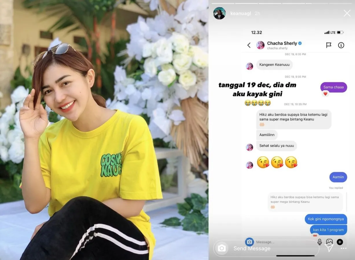 Chacha Sherly Eks Trio Macan Meninggal, Keanu Agl Ungkap Chat Terakhir sang Penyanyi 2