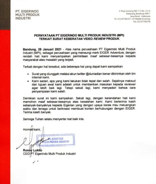 Belajar dari Ramainya Kasus Eiger, ini 6 Strategi Praktis Hadapi Krisis Media Sosial untuk Brand 4