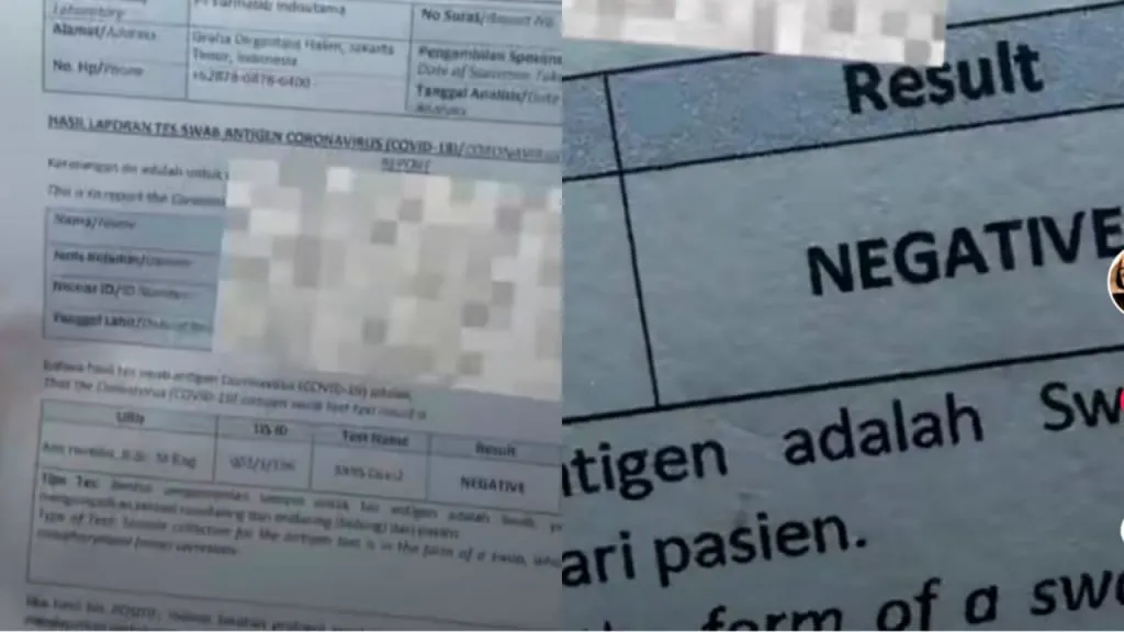 Viral Hasil Tes Swab Negatif Tanpa Ikut Tes di Bandara Soetta, Farmalab Minta Maaf Akui Kelalaian 2