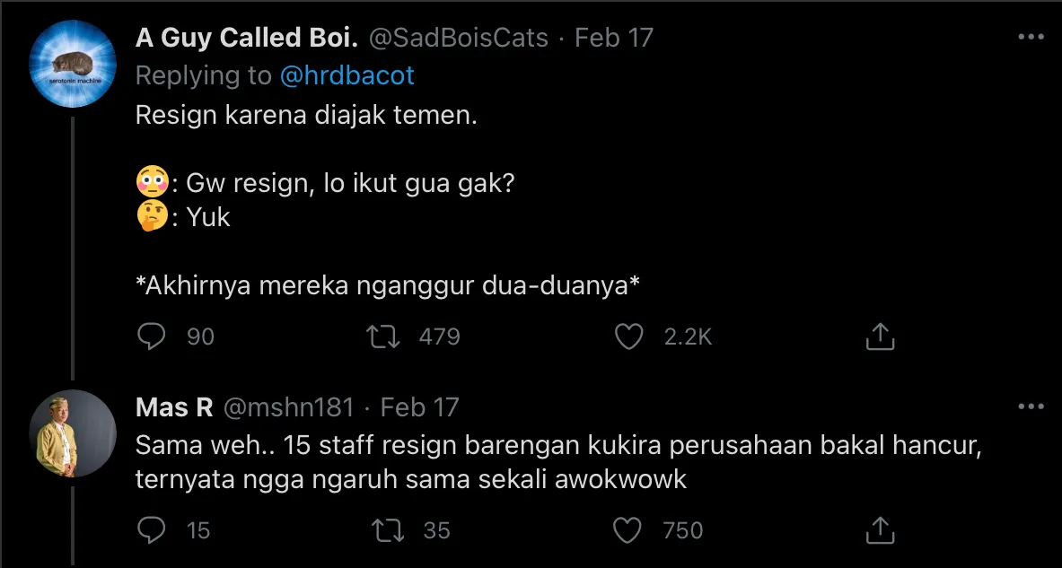 11 Alasan Orang buat Resign Kerja yang Sungguh Nggak Biasa. Ada-Ada Aja, ya! :D 20