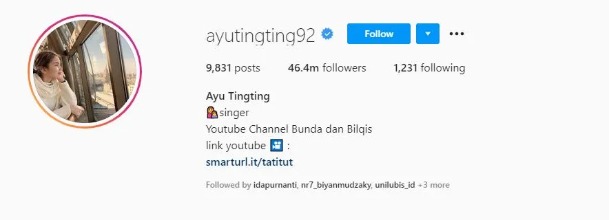 10 Artis Indonesia dengan Followers IG Terbanyak Tahun 2021. Raffi Ahmad Geser Ayu Ting Ting 12