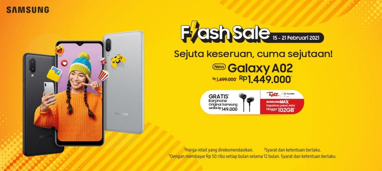 Samsung Galaxy A02, Ponsel Serba Besar Harga Sejutaan yang Ideal Buat WFH 4