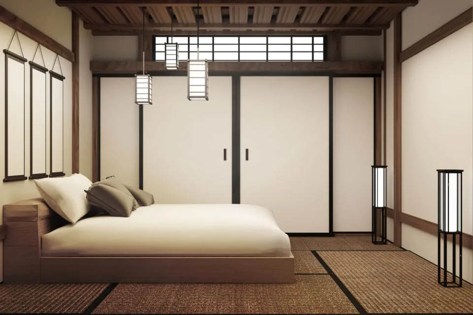 Minim Tempelan Dinding, 11 Desain Kamar Tidur Minimalis Orang Jepang ini Rasanya Bikin Plong 20