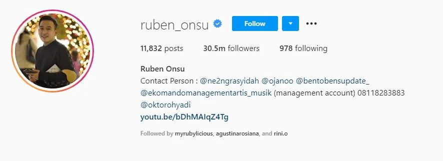10 Artis Indonesia dengan Followers IG Terbanyak Tahun 2021. Raffi Ahmad Geser Ayu Ting Ting 18