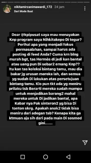 Tak Terima Program