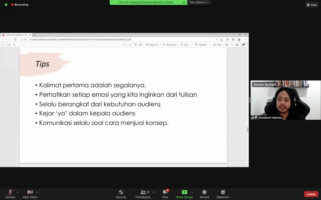 ESMOD Jakarta Ajak Anak Muda Mengulik Dunia Pembuatan Konten Lewat “The Hype Thing: Content Creator Class” 3