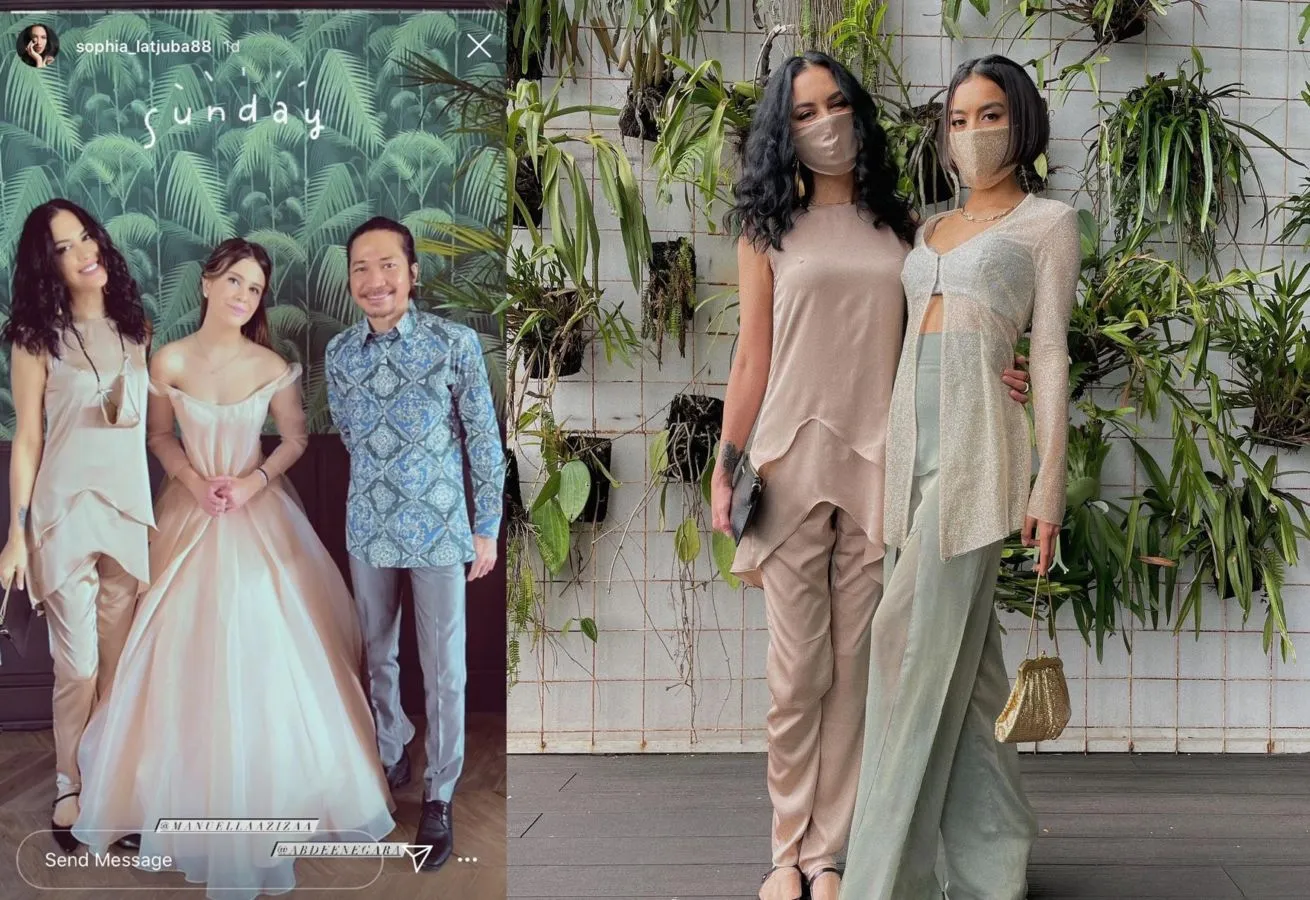 Hadiri Pernikahan Mantan Suami, Sophia Latjuba dan 2 Putrinya bak Kakak Adik. Semuanya Cantik! 4