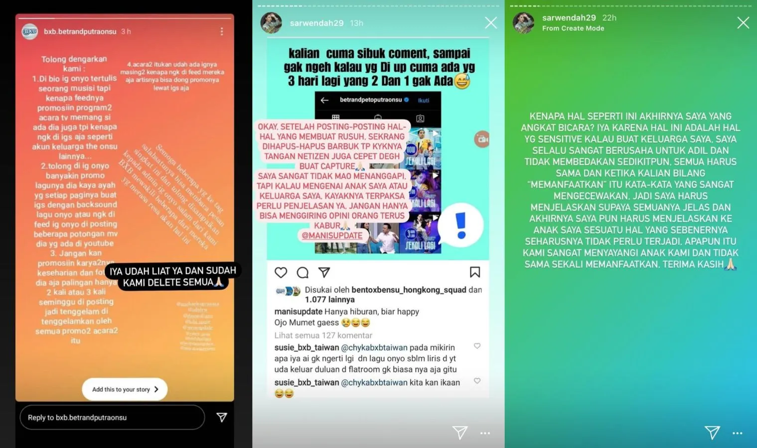 Dirinya Disebut Mendapat Perlakuan Berbeda bahkan Dimanfaatkan, Betrand Peto: Onyo Kecewa sama BXB 4