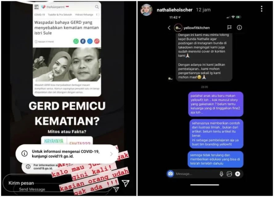 Nathalie Holscher Murka Mendiang Lina Dijadikan Konten Iklan: Jualan Nggak Harus Begini 3