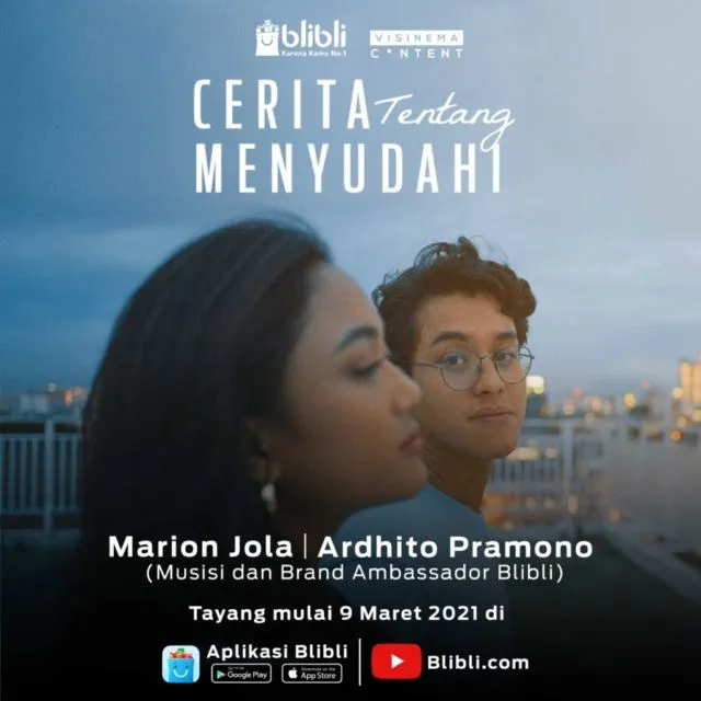 Ardhito Pramono dan Marion Jola Beradu Peran dalam Web Series Blibli Berjudul 'Cerita Tentang Menyudahi' 2