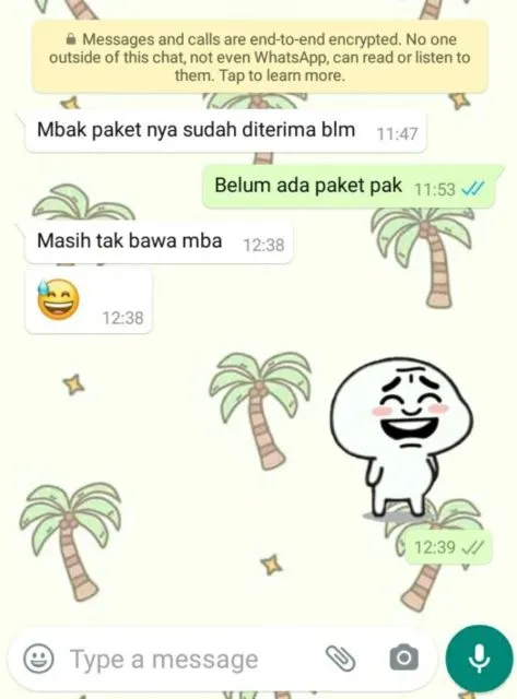 11 Deretan Chat Kocak Kurir Paket dan Penerimanya ini Bakal Bikin Kamu Senyum-Senyum Sendiri~ :D 22