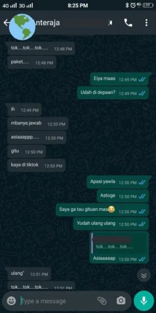 11 Deretan Chat Kocak Kurir Paket dan Penerimanya ini Bakal Bikin Kamu Senyum-Senyum Sendiri~ :D 18