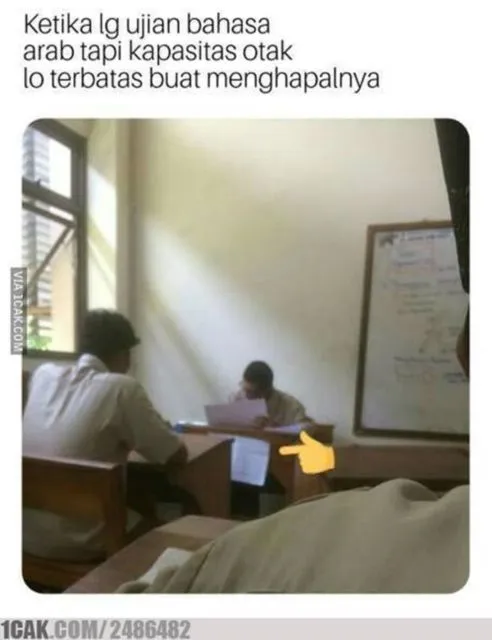 11 Momen Kocak Saat Ujian Sekolah ini Pasti Bikin Kamu Rindu Suasana Kelas. Online Terooos~ 12
