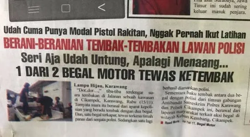 Menolak Lupa, Kamu Pasti Masih Geleng Kepala Saat Baca 11 Judul Berita di Koran ini. Kocak Bener! 20
