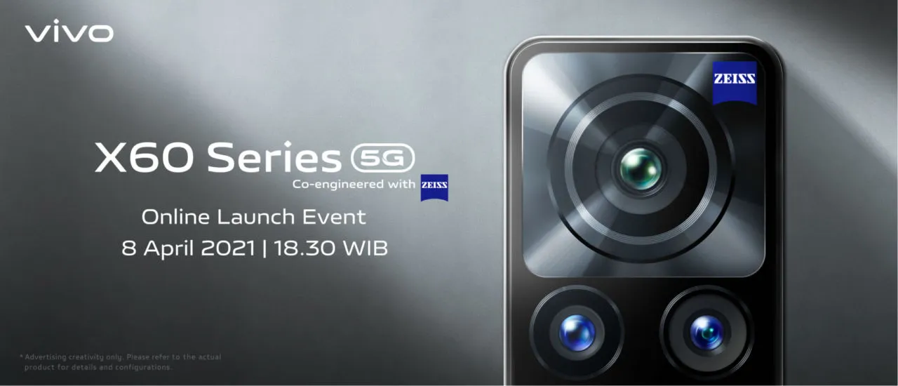 Flagship Vivo X60 Series Hasil Kolaborasi dengan ZEISS Dipastikan Hadir di Indonesia pada 8 April 2021 2