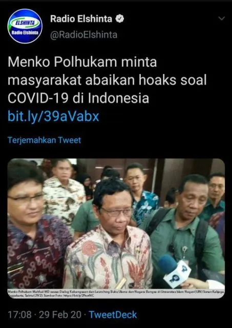 Setahun Perayaan Corona di Indonesia; Pemerintah Dulu Pernah Bercanda Begini lo. Ada yang Ingat? 14