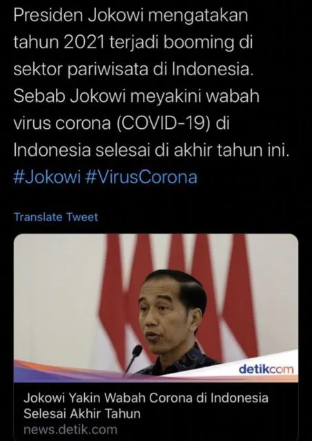 Setahun Perayaan Corona di Indonesia; Pemerintah Dulu Pernah Bercanda Begini lo. Ada yang Ingat? 15