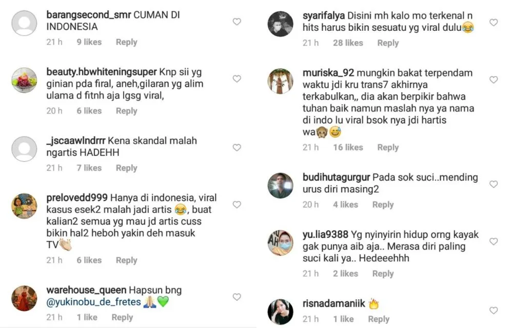 Tampil di TV Bareng Jessica Iskandar, Nobu Disindir Warganet: Kena Skandal Malah Ngartis 2