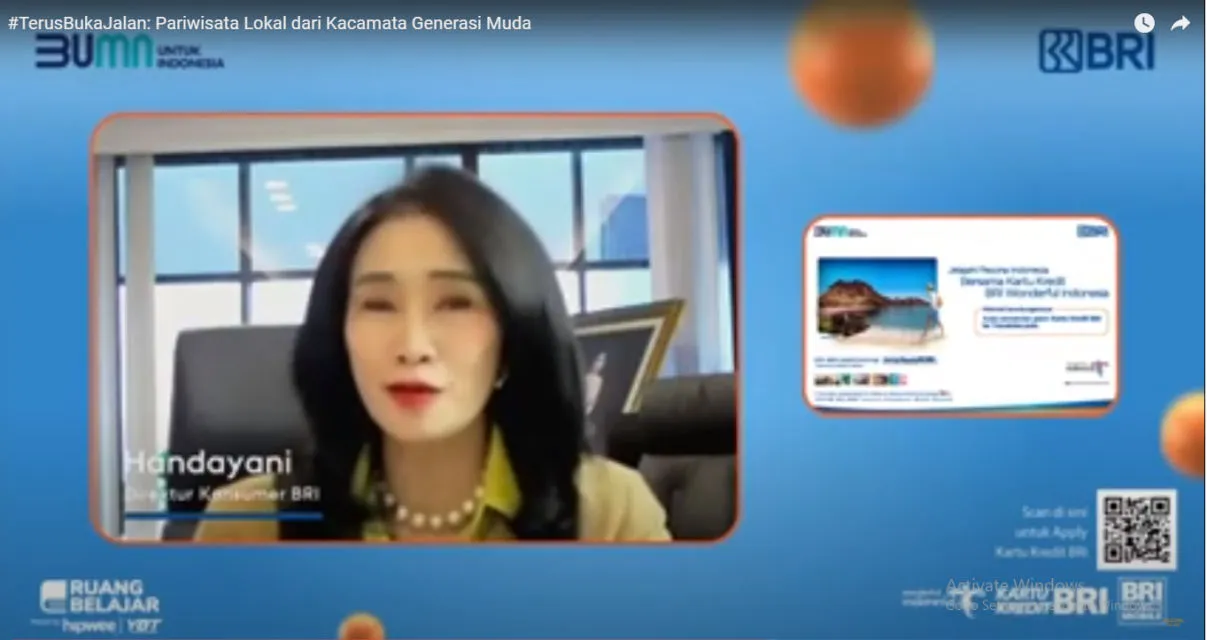 #TerusBukaJalan untuk Pariwisata Lokal, BRI dan Kemenparekraf Gelar Webinar Perspektif Anak Muda Soal Wisata 6