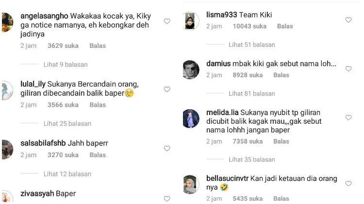 Kapok Roasting Artis karena Pengalaman Tak Mengenakkan, Kiky Saputri: Akunya yang Jadi Jelek 4